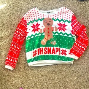 Christmas gingerbread sweater